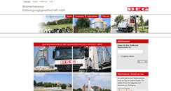 Desktop Screenshot of beg-logistics.de